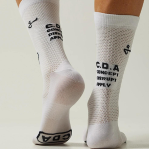 גרבי רכיבה c.d.a socks white